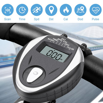 Резервен монитор за скоростомер за стационарен велосипед, компютър за велоергометър, инструмент за проследяване на сърдечния ритъм, монитор за вътрешен велосипед LCD