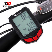 WEST BIKING Computer pentru biciclete Wireless 20 Functii Vitezometru Odometru Ciclism Computer cu fir/Wireless + Cronometru Computer pentru bicicleta