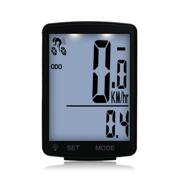 Многофункционален LCD екран Велосипеден компютър Безжичен велосипед Защитен от дъжд Скоростомер Одометър Колоездене 2,8 инча Водоустойчив