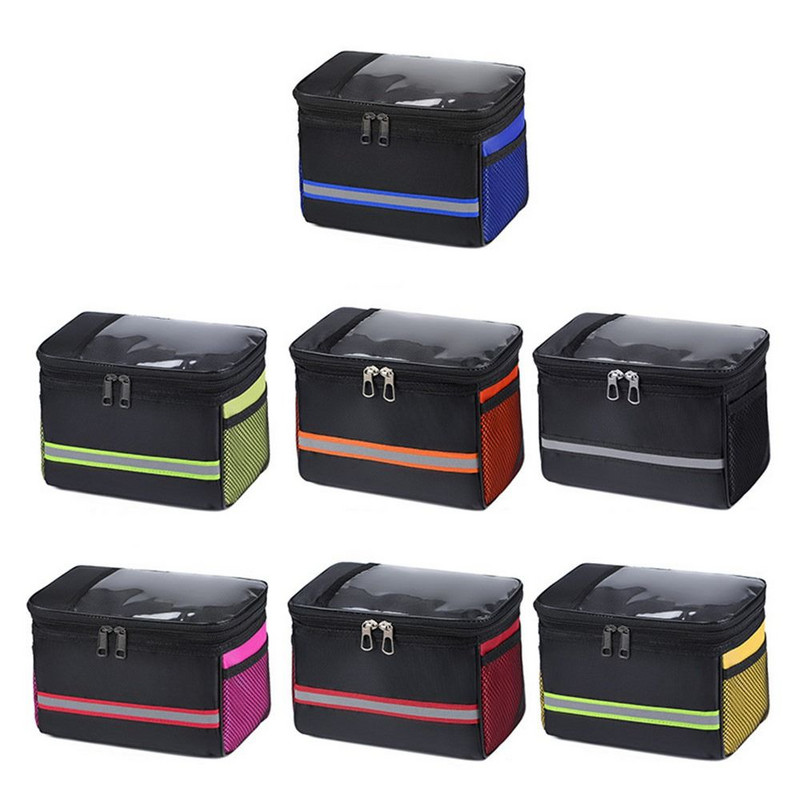 Geantă pentru ghidon din față pentru bicicletă, cadru pentru bicicletă, husă organizatoare pentru bagaje MTB, genți impermeabile pentru telefon, geantă portabilă multifuncțională de umăr