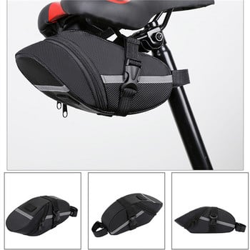 Nylon τσάντα ποδηλάτου ποδηλάτου αποθήκευσης ποδηλάτου γραναζιού σέλας ποδηλατικού καθίσματος πίσω τσάντα τσάντας Αξεσουάρ σέλας Εξοπλισμός ποδηλασίας