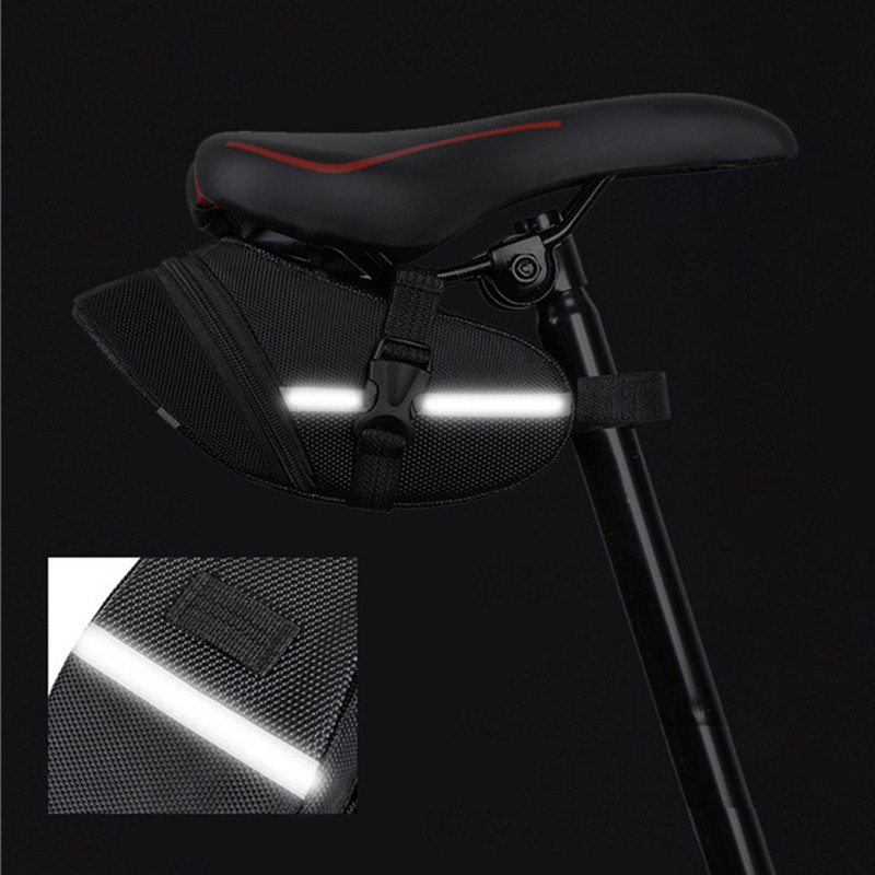 Geantă de nailon pentru biciclete Depozitare biciclete Echipament pentru biciclete Geantă de șa Scaun de ciclism Coada Geanta din spate Geantă Accesorii pentru șa Echipament de ciclism