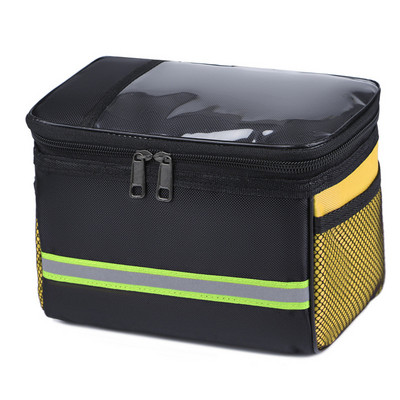 Dviračio krepšys, atsparus vandeniui, didelės talpos vairo krepšys, priekinis vamzdis, dviračių laikymo krepšys MTB dviračio rėmo bagažinės dviračio priedai