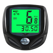 Kerékpár számítógép LCD digitális kijelző esőálló kerékpár kilométer-számláló sebességmérő kerékpáros stopper lovaglás kiegészítők