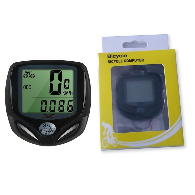 Kerékpár számítógép LCD digitális kijelző esőálló kerékpár kilométer-számláló sebességmérő kerékpáros stopper lovaglás kiegészítők
