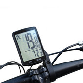 Vitezometru pentru computer Lixada Ecran LCD multifuncțional pentru bicicletă Computer fără fir pentru bicicletă rezistent la ploaie Vitezometru Odometru 2,8 inci