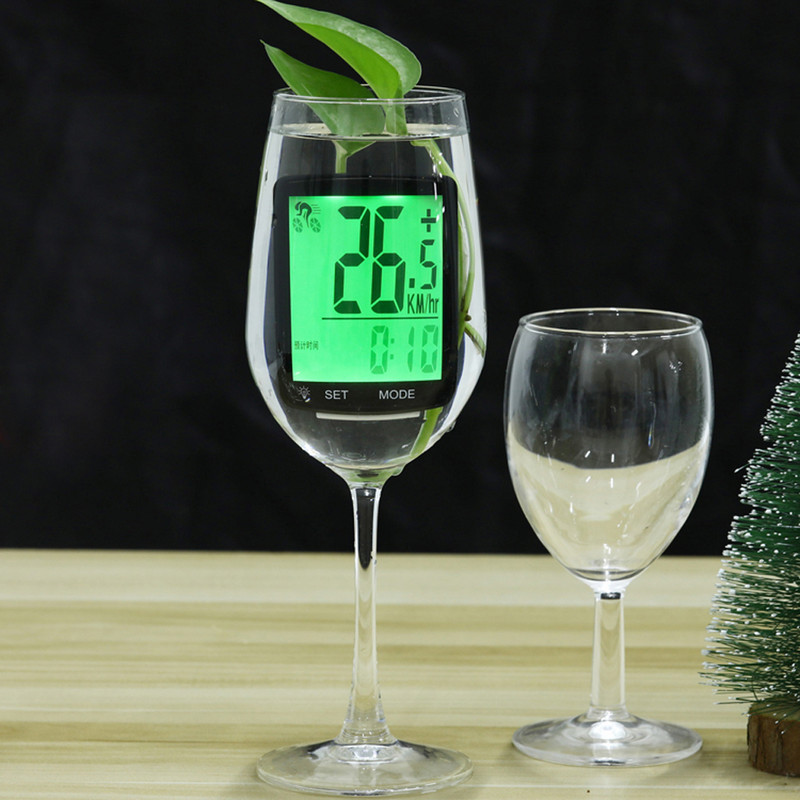 Vitezometru pentru computer Lixada Ecran LCD multifuncțional pentru bicicletă Computer fără fir pentru bicicletă rezistent la ploaie Vitezometru Odometru 2,8 inci