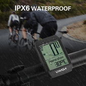 Computer de ciclism pentru biciclete Lixada fără fir IPX6 Vitezometru pentru bicicletă rezistent la apă Odometru cu lumină de fundal LED