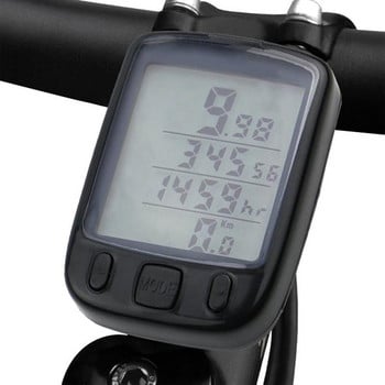 Αδιάβροχο ενσύρματο ψηφιακό ποδήλατο ταχύμετρο οδόμετρο φωτεινό ποδήλατο μετρητής ταχύτητας ποδηλασίας Κωδικός πίνακας Αξεσουάρ ποδηλάτου