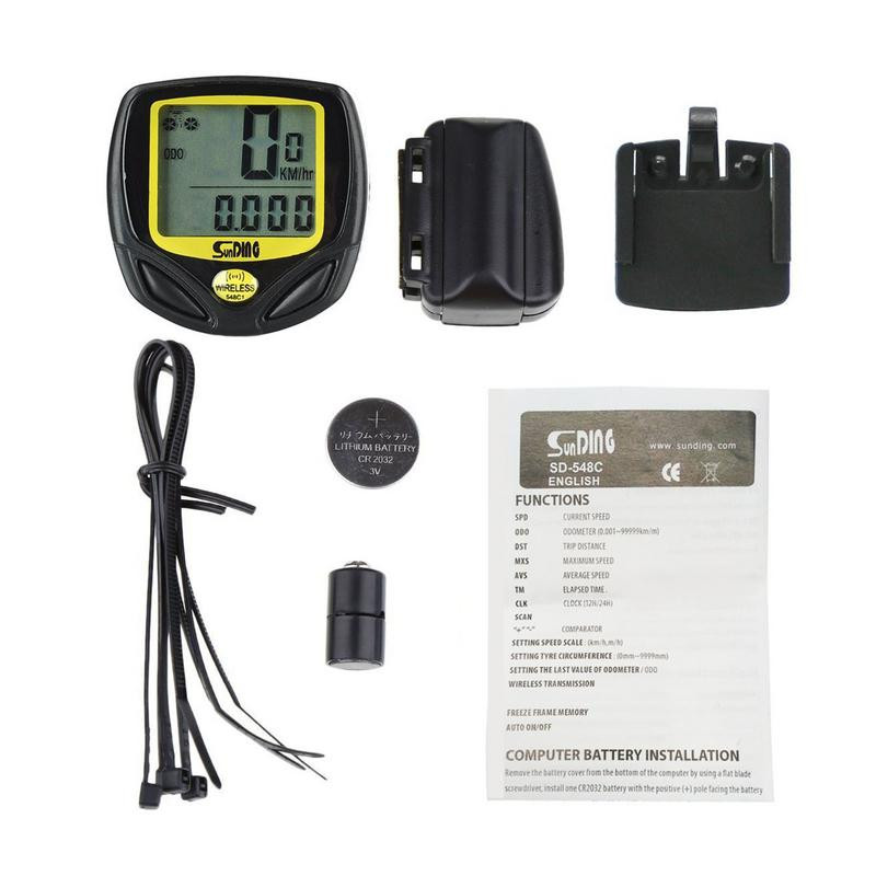 Štoperica za bicikl MTB bicikl Vodootporan Žičani digitalni brzinomjer Računalo za bicikle Za biciklizam Dodaci za bicikle SD548C