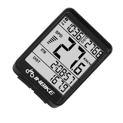 Dviračio spidometro skaitmeninis odometras, belaidis nešiojamasis dviračio spidometras ABS anglų versijos ridos greičio matavimo įrankis