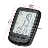 2022. aasta juhtmeta rattakompuuter, veekindel jalgratta spidomeetriga rattakompuuter kiirusanduriga LED-taustvalgustusega automaatne äratus