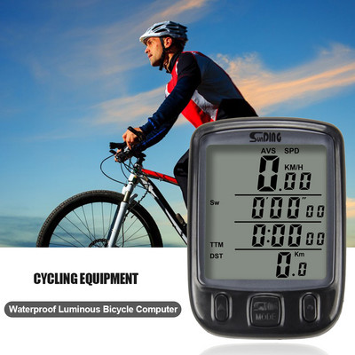 Kerékpáros vezetékes stopperóra vízálló kerékpáros számítógép digitális LCD kijelzővel kerékpár sebességmérő kerékpár kerékpárhoz велоаксессуары