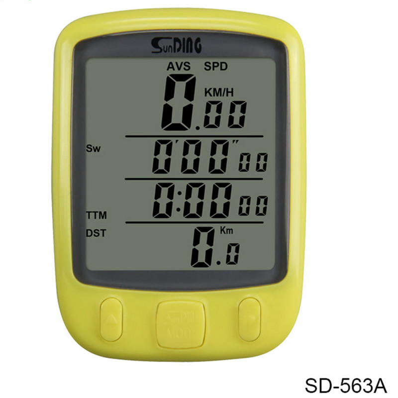 Kerékpáros vezetékes stopperóra vízálló kerékpáros számítógép digitális LCD kijelzővel kerékpár sebességmérő kerékpár kerékpárhoz велоаксессуары