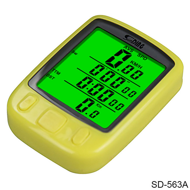 Kerékpáros vezetékes stopperóra vízálló kerékpáros számítógép digitális LCD kijelzővel kerékpár sebességmérő kerékpár kerékpárhoz велоаксессуары