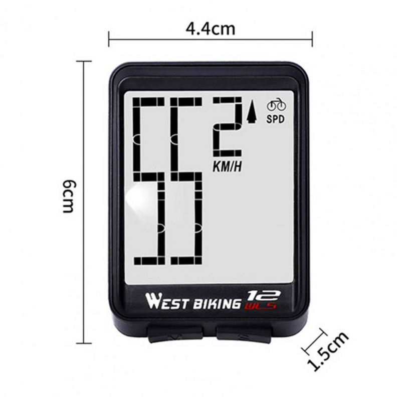 1 komplekti spidomeetri suurtähtedega juhtmevaba veekindel magnetrattaarvuti mägijalgratta stopper Jalgrattatarvikud