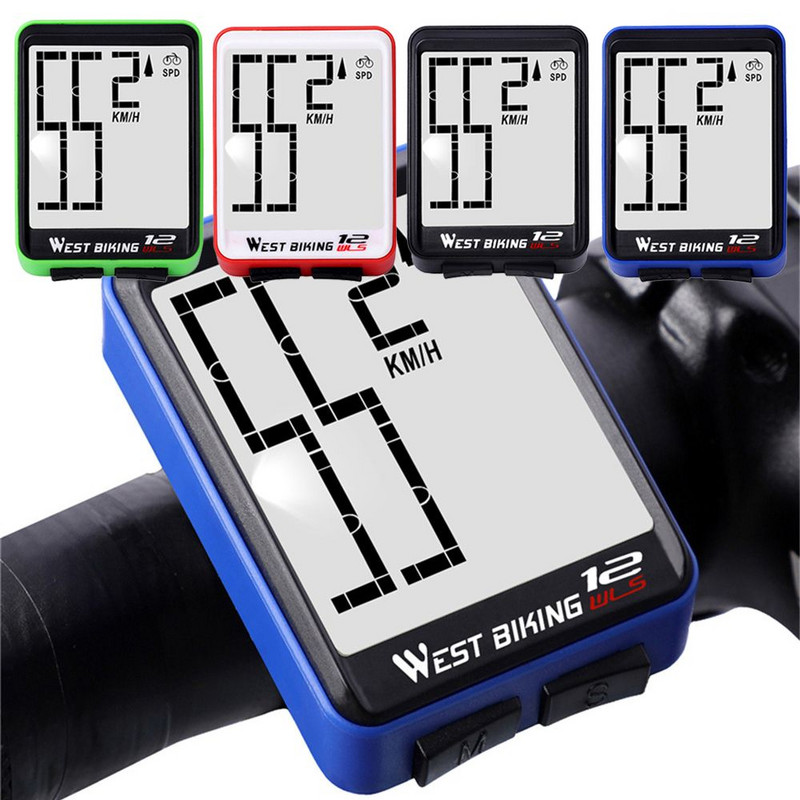 Практични аксесоари за велосипеди Спорт Водоустойчив велосипед Компютър Безжичен хронометър Велосипед Скоростомер Колоездене Одометър