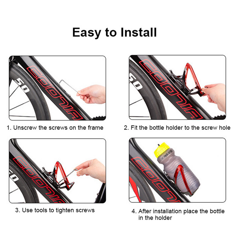 2022. gada jauns, krāsains velosipēda pudeļu sprosts, ūdens glāzes turētājs, tējkannas plaukta riteņbraukšanas piederumi