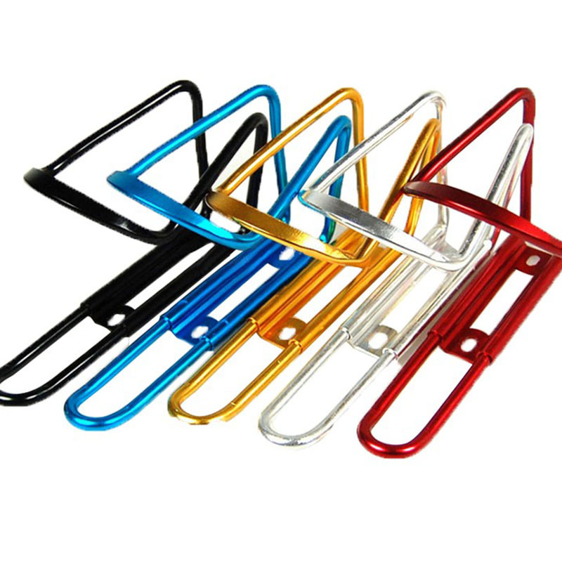 Aliuminio lydinio dviračių butelių laikiklis Klasikinis dviračių gėrimų stovo butelio tvirtas priedai kalnų dviračių vandens narveliui