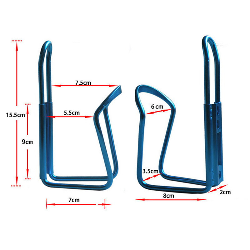 Aliuminio lydinio dviračių butelių laikiklis Klasikinis dviračių gėrimų stovo butelio tvirtas priedai kalnų dviračių vandens narveliui