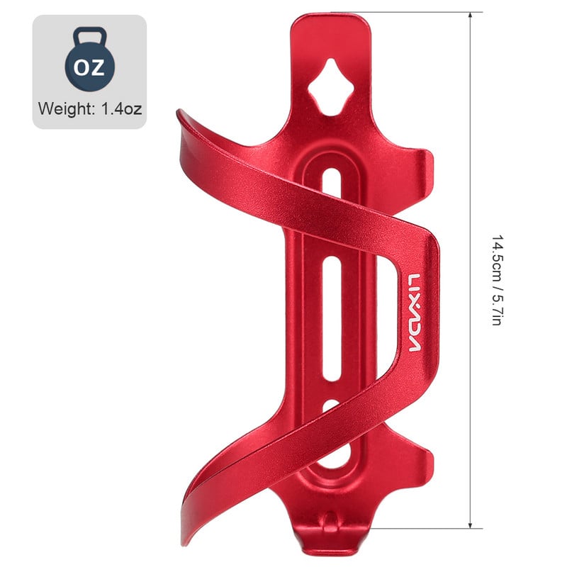 Lixada lengvas dviračio butelio laikiklis, lydinio MTB vandens butelio dėklo puodelio laikiklis, skirtas vežimėlio dviračių dviračių butelio laikikliui