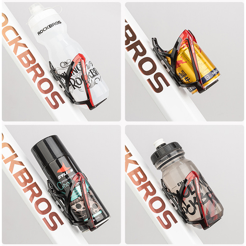 ROCKBROS Gradient Color Kerékpáros Palackkosár Ultrakönnyű MTB Országúti Bike pohártartó Kerékpártartó Kerékpártartó Sportpalack Kerékpár kiegészítők