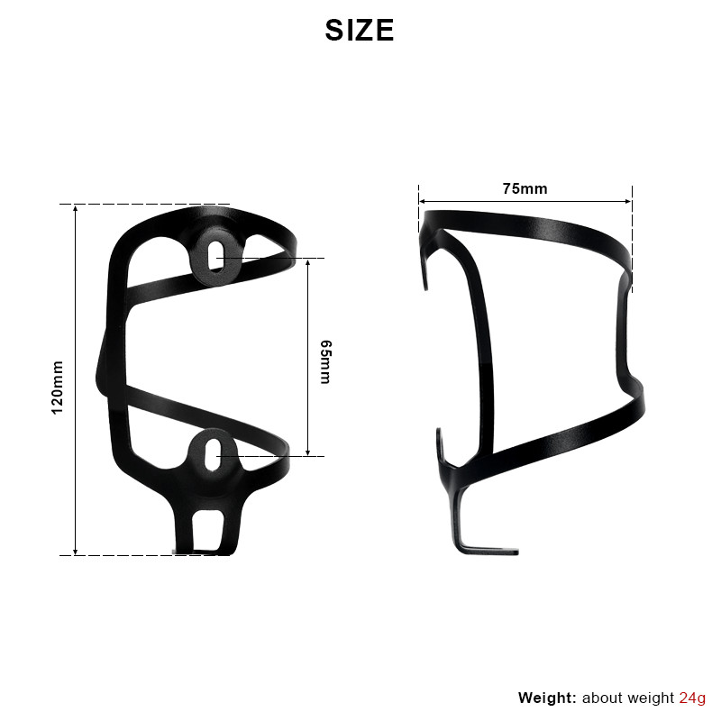 Könnyű kerékpáros palacktartó alumínium ötvözet MTB hegyi kerékpár vizes palacktartó kupaktartó országúti kerékpározáshoz