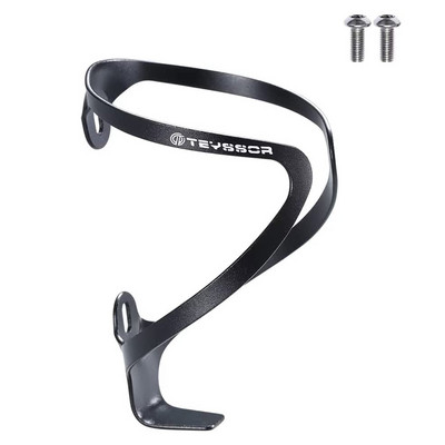 Cușcă pentru biciclete Teyssor pentru bicicletă, suport pentru sticle de apă din aliaj de aluminiu pentru bicicletă de drum MTB, negru