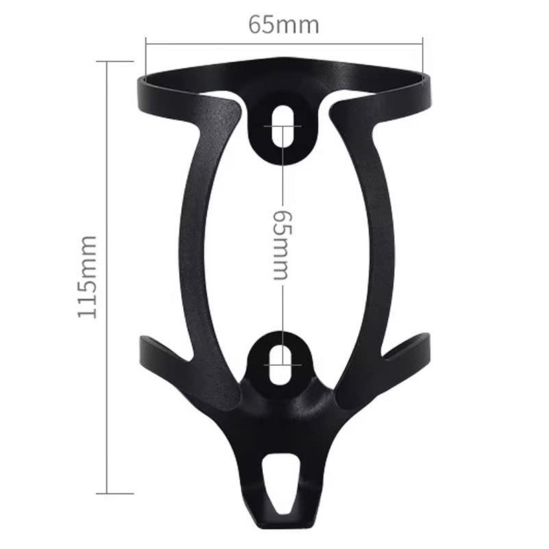 Teyssor kerékpár alumínium ötvözet vizes palacktartó ketrecek fekete kerékpáros kulacs ketrec országúti kerékpár MTB-hez