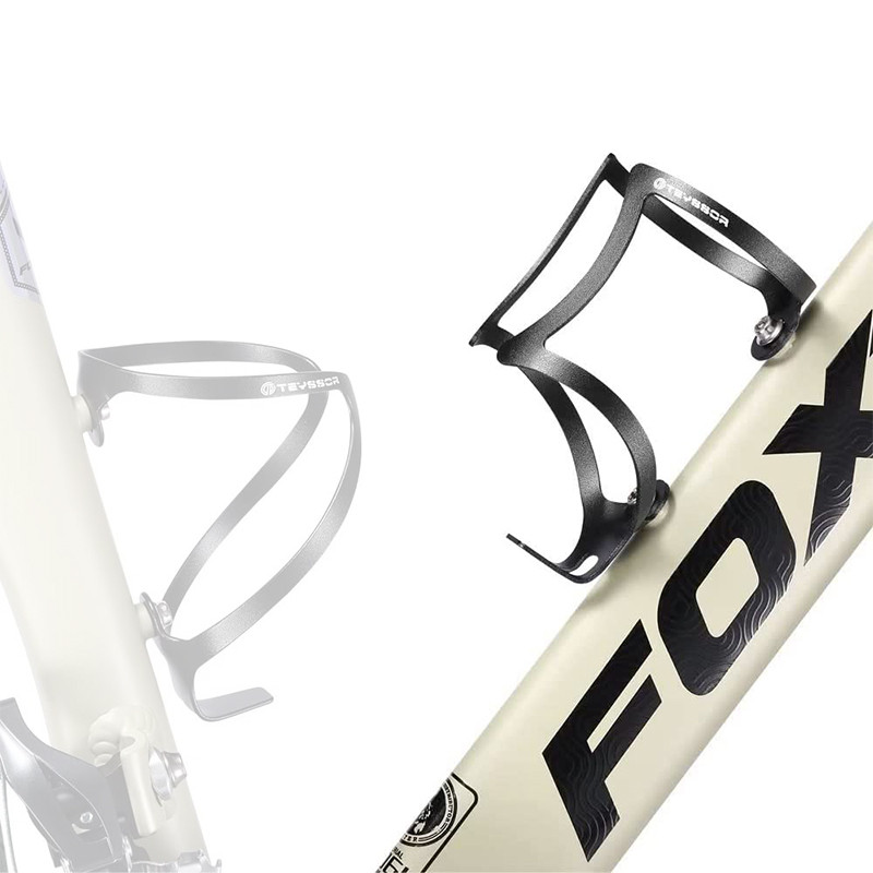 Teyssor kerékpár alumínium ötvözet vizes palacktartó ketrecek fekete kerékpáros kulacs ketrec országúti kerékpár MTB-hez