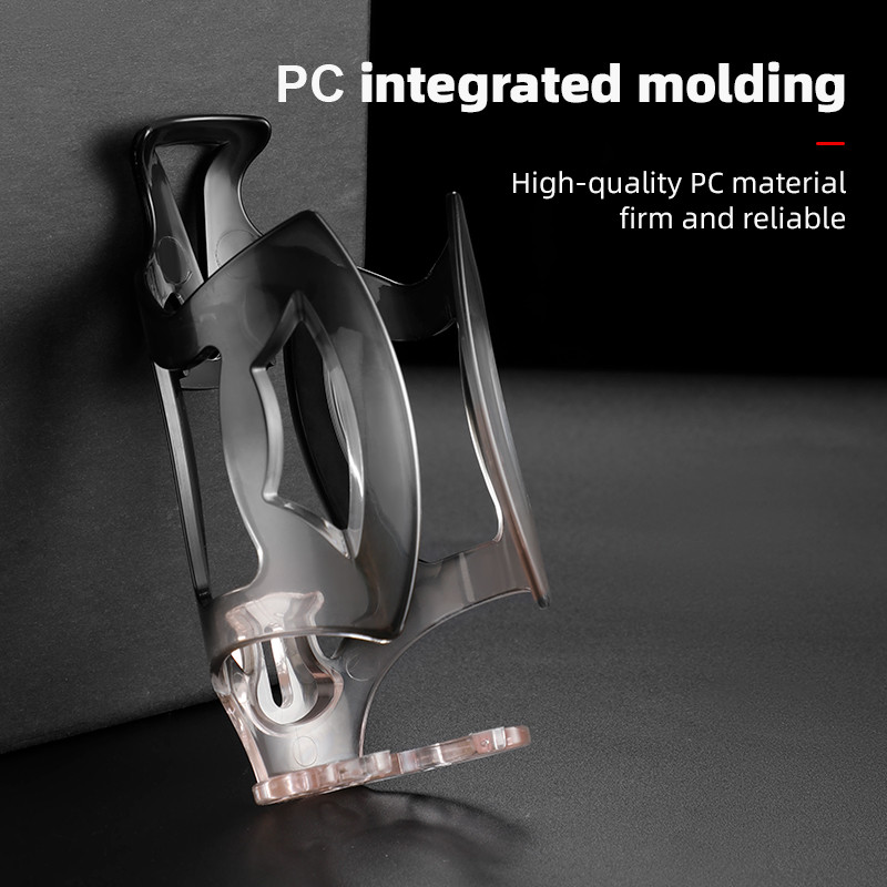 Kerékpáros üveg tartó Többszínű gradiens Road Mountain Bike PC vizes palack tartó Lovaglás vízpohártartó Kerékpár kiegészítők