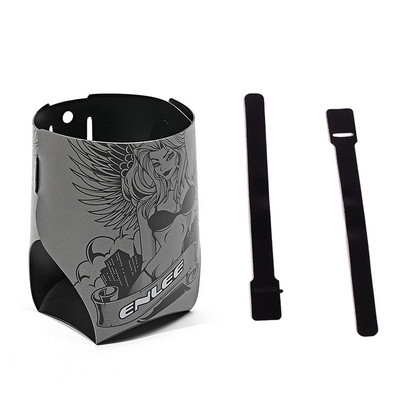 Kokkupandav pudelihoidja PVC MTB maanteeratta veekeetja kronstein Creative Doodle elektriline tõukeratas kohvitassiraami puuri jalgrattatarvikud