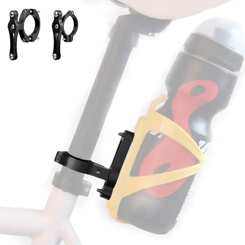 Alumiiniumisulamist jalgrattapudeli raami kinnitusadapter, reguleeritav mägiratta MTB juhtraua posti veepudelihoidja istmehoidja