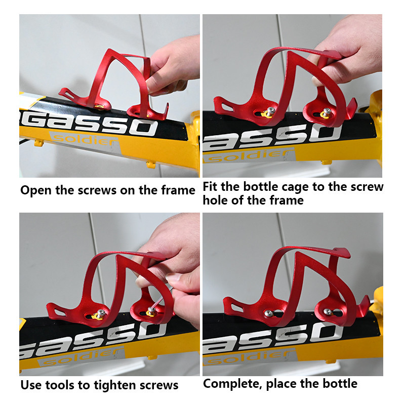 X-TIGER jalgrattapudeli puurid MTB maanteeratta joogiveepudeli puurihoidiku kronsteinid maanteeratta MTB jalgrattasõidutarvikule