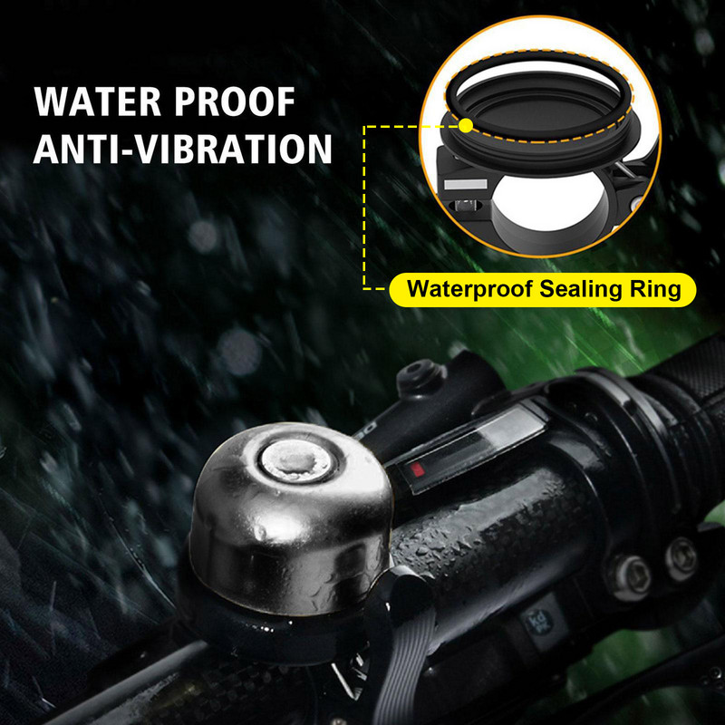 Classic Bike Bell for AirTag Bell Case Vízálló kerékpárra szerelhető kerékpárcsengő Air Tag GPS Tracker kerékpártartozékokhoz