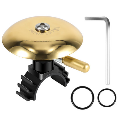 Kerékpár Vintage sárgaréz csengő Retro ultrakönnyű réz országúti kerékpár kürt kormány kerékpárgyűrű alumínium ötvözet MTB klasszikus kerékpár csengő