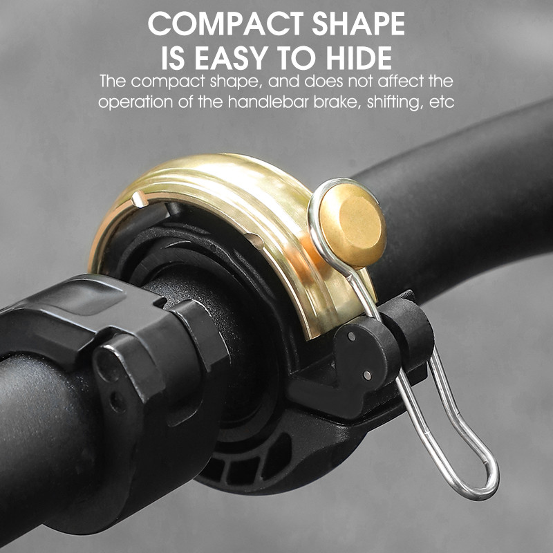 Kerékpár Vintage sárgaréz csengő Retro ultrakönnyű réz országúti kerékpár kürt kormány kerékpárgyűrű alumínium ötvözet MTB klasszikus kerékpár csengő