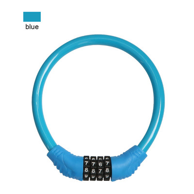 Dviračio užraktas Apsaugos nuo vagystės Motociklo šalmo kodinis užraktas Teleskopinis plieninis kabelis elektrinio dviračio kombinuoto pakabinamo dviračio priedai