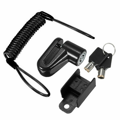 Apsaugos nuo vagystės užraktas Elektrinis paspirtuko diskinis stabdžių užraktas su plienine viela Dviratis Kalnų dviratis Motociklo diskinis užraktas Sauga Apsaugo nuo vagystės