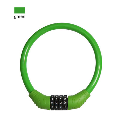 Protuprovalna brava za bicikl Lokot za bicikl Električni skuter Motocikl 4 Sigurnosna lanac s lozinkom Kombinirana brava Dodaci za bicikl