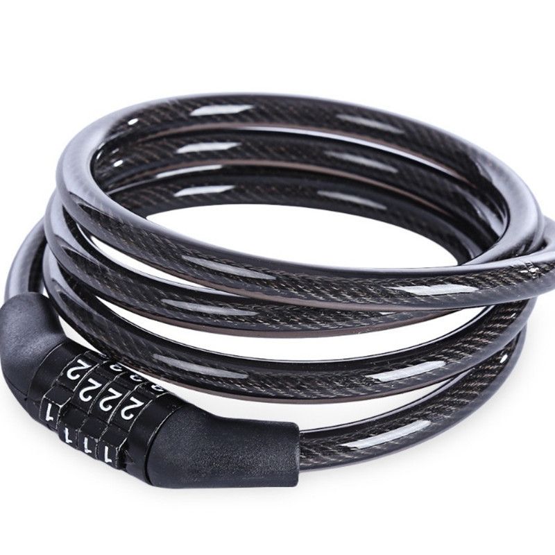 Protuprovalna brava za bicikl Lokot za bicikl Električni skuter Motocikl 4 Sigurnosna lanac s lozinkom Kombinirana brava Dodaci za bicikl