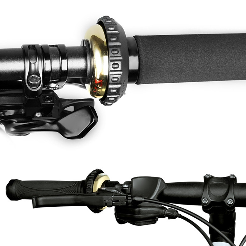 Kerékpárharang hegyi országúti kerékpár Super Ring rézcsengő, rejtett kormány, forgó csengő kerékpározási dekorációs kiegészítők