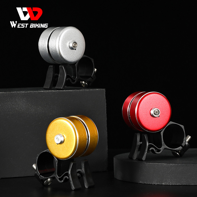 WEST BIKING Zvuk zvona bicikla Odjekuje vanjskom zaštitnom zvonu Dodatak za bicikl Snažni alarm MTB zvono na upravljaču bicikla