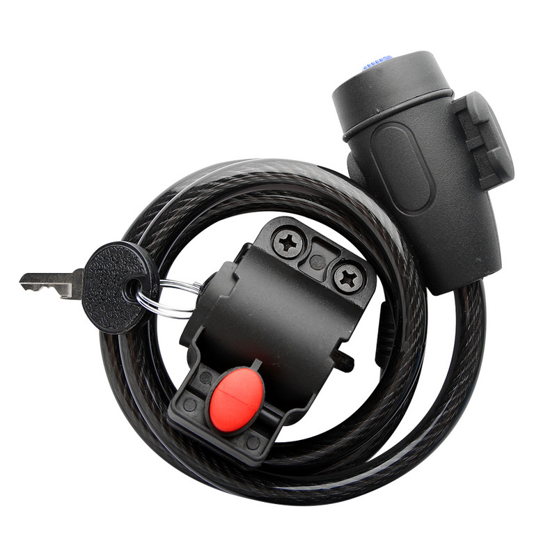 Jalgratta rattalukk Vargusevastane Mtb Maanteeratta terastraat ketilukk Mootorratta kiiver Kokkupandav Jalgratta Elektrilise Rolleri Ohutus Tabalukk