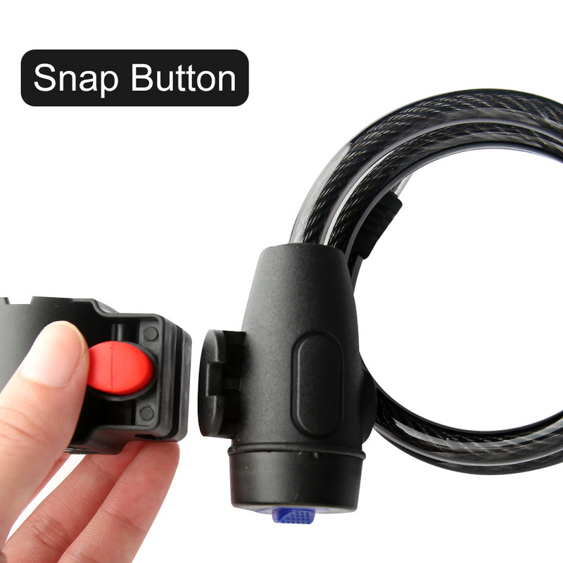 Jalgratta rattalukk Vargusevastane Mtb Maanteeratta terastraat ketilukk Mootorratta kiiver Kokkupandav Jalgratta Elektrilise Rolleri Ohutus Tabalukk