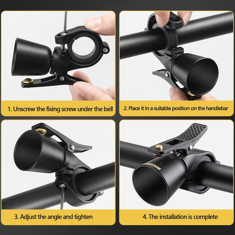 ROCKBROSS Bike Horn Retro Jalgrattakell Vintage MTB Maanteerattakell Klassikaline ohutussignaali helisignaal jalgrattasõidu tarvikule