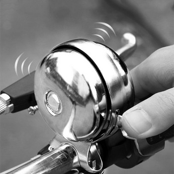Μεταλλικό κουδούνι διπλής όψης Vintage τιμόνι ποδηλάτου Συναγερμός ασφαλείας MTB Cycling Retro Horn Αξεσουάρ ποδηλάτου