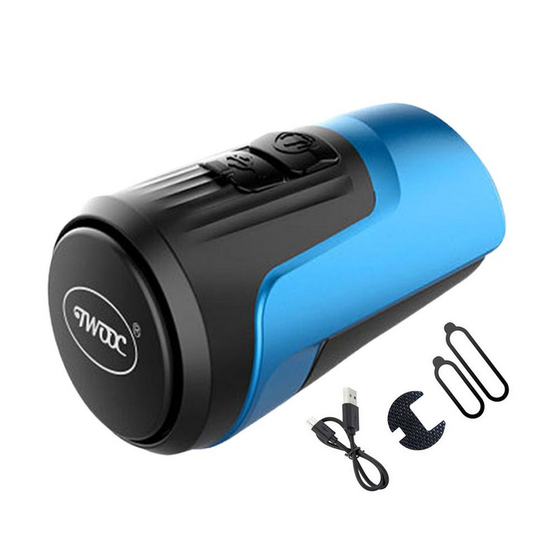 Велосипеден клаксон 4-тонален 125 децибела Защитен от кражба електрически звънец Предупредителен звънец за зареждане Велосипед Аксесоари за мотоциклети