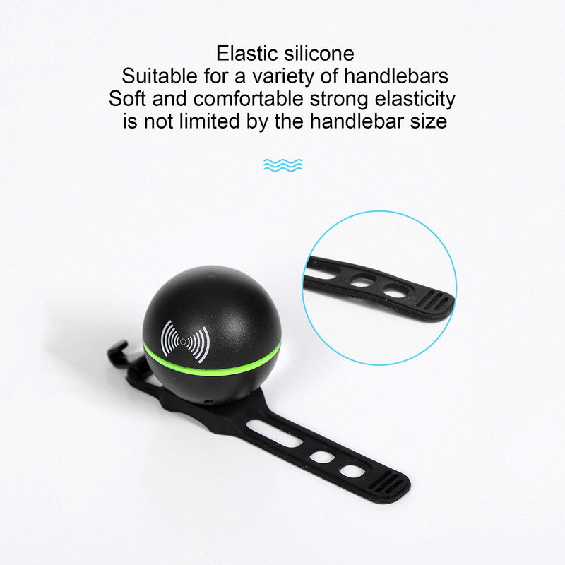 Clopote pentru bicicletă, 130 db, impermeabilă, pentru ciclism, pentru biciclete, claxon electric, mini portabil, din silicon, pentru MTB, pentru ciclism pe drum, pentru ghidon.