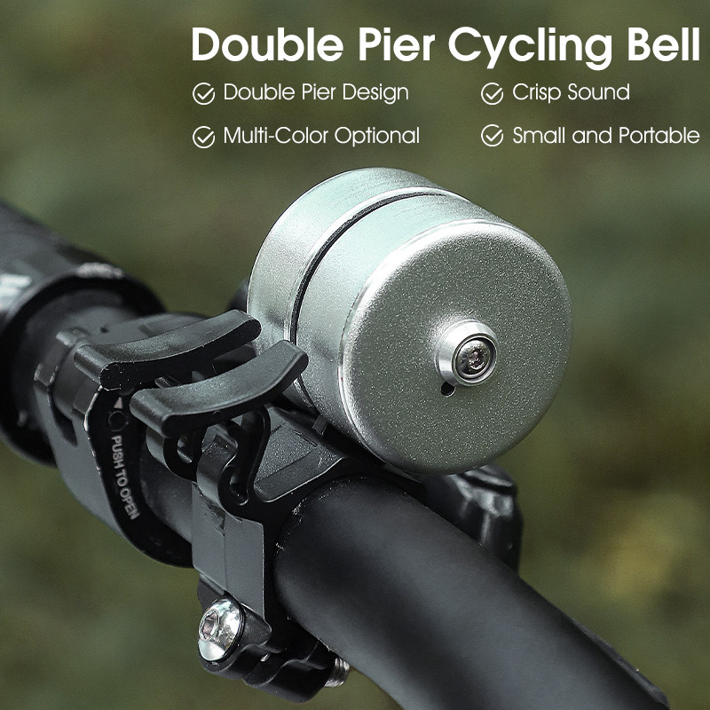 WEST BIKING MTB Clopoțel retro din metal Clopoțel dublu pentru bicicletă Bicicletă de drum Ciclism Siguranță Sună ghidon Clopoțel tare Accesorii pentru biciclete